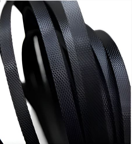 Rollo de Zuncho de plástico Negro 1/2, 3/4, 5/8"